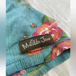 Matilda‎ Jane Women’s Size S Shorts High Waisted Long Walk Turquoise Pink floral